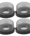4 Pack Stainless Steel Pro-Grade Mesh Strainers 3/4 Inch 14 Female Screw On Filter for Livewell Pumps Aerators and HVAC Drains