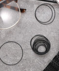 O Ring Watch Gasket Kit For Easy Fix, 28 Pcs 0.6mm Waterproof Rubber Seals For Watches Back Cover, Watch Repair Tools