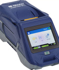 Badass Rugged Industrial Mobile Label Printer With Slick Bluetooth Setup For Grab And Go Wire Cable Tagging Or Heavy Duty Shop Work That Runs Flawless Every Single Time, featuring a handheld design and touchscreen.