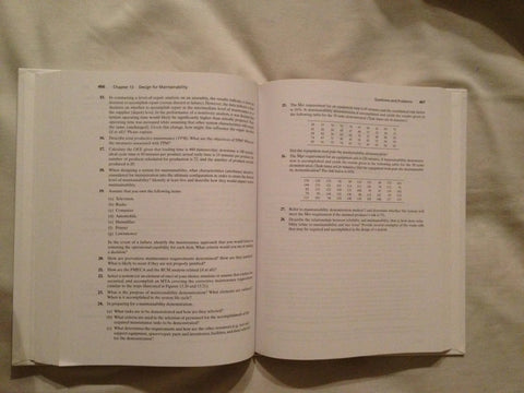 Open textbook: Systems Engineering and Analysis, Amazon edition, two pages of questions visible.