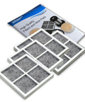 4 Pack LG Refrigerator Air Filter Replacement for LG LFX Series and Kenmore Elite Fridges displayed with packaging