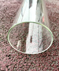 Replacement Quartz Glass Tube For Four Sided Pyramid Flame Patio Heater 49.5 Inches Tall 4 Inches Diameter With Neoprene Rubber