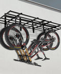 Heavy Duty Flat Hook Set Four Pack For Garage Ceiling And Wall Storage In Alloy Steel Black, Hooks To Hang Bikes