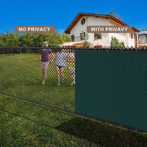 Heavy Duty Privacy Screen Fence 6 Ft By 50 Ft Mesh Shade Net With 90 Percent Blockage 170GSM Polyethylene Material For Wall