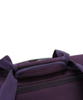 Handle detail of Underseat Carry-On Set 15 Inch Purple Roller Bag With USB Charging Port, Smooth Inline Skate Wheels, Durable 1680D Polyester
