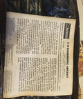 Instruction sheet for X-15 Experimental Aircraft 1 To 72 Scale Model Kit With Dope Detailing Ultra Realistic Cockpit