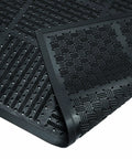 OutFront Reversible Outdoor Entrance Mat For All Weather Tough Rubber Mat With Flexible Scrapers And Quick Dry Drainage 3x6 ft