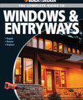 Cover of No Fuss Homeowners Manual For Windows And Entryways featuring a stylish entry door and window.