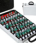 Router Bit Set Half Inch Shank 41 Piece Panel Ogee Door Rail Stile Cabinet Router Bits in carrying case