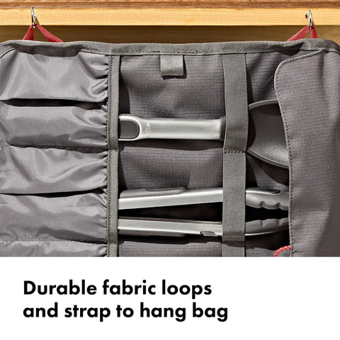 Outdoor Camp Kitchen Tool Roll Organizer For Travel And Camping, durable ripstop bag with utensils and hanging strap