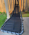 Heavy Duty Replacement Fabric For Hammock Chair 88 By 27 Inches With Carabiners, 600D Oxford, UV Resistant and Waterproof, installed