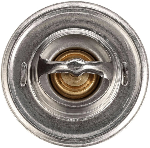 Top view of OE Type Engine Coolant Thermostat For Cars And Trucks, Precision Calibrated Opening And Closing, Durable Replacement Part