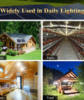 All In One Indoor Solar Lights Kit With Four LED Bulbs, 30W Solar Panel, 115Wh Backup Battery And Phone Charger in diverse settings