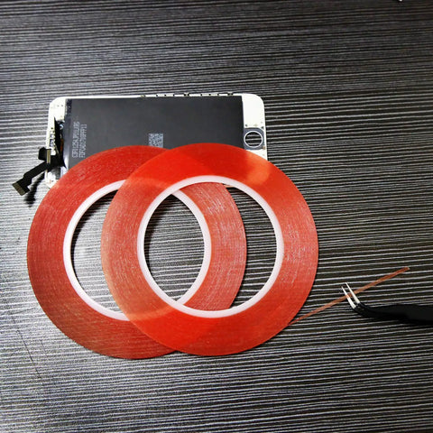 2mm and 3mm by 25M LCD Touch Screen Repair Tape for Phones Tablets Laptops and Cameras Clear Double Sided Adhesive
