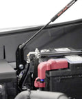 Hood QuickLIFT System For Toyota Tacoma And 4Runner Slick Prop Rod Eliminator, clean engine bay with smooth hands-free lift mechanism.