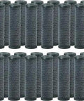 Under Sink Carbon Water Filter Cartridge, 10 Inch Non-Cellulose Carbon Impregnated Pleated Filter, 10 Micron, Pack Of 24