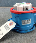 Rock Solid Industrial Socket Receptacle With Switch For Making And Breaking Under Load Rated 30A 690Vac 250Vdc Ip55 compact blue connector view with tag