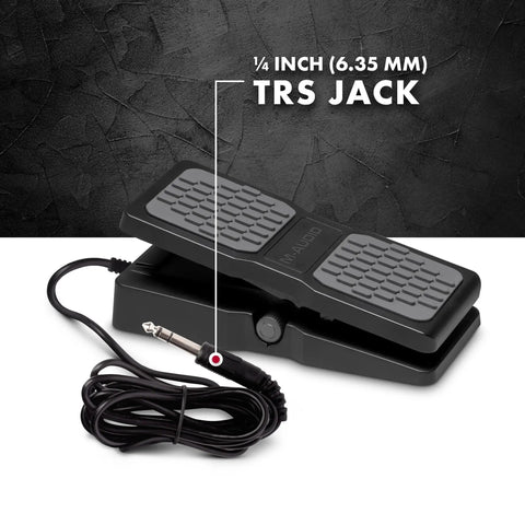 EX-P Expression Pedal For Keyboards And MIDI Controllers Control Real Time Expression with 1/4 inch TRS jack