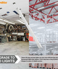 LED Plug-And-Play Recessed Twin Light Tube 2G11 4-Pin Base, 17W Replacement in industrial and warehouse settings