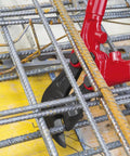 Beefy Concrete Mesh Cutter For Steel And Rebar, Heavy Duty Workhorse 37.5 Inch Length cutting rebar with angled handles