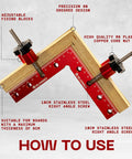 Pro Grade 90 Degree Right Angle Clamps For Woodworking 4 Pack Aluminum Alloy Corner Clamps Handy Kit for precise assembly.