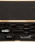 Inside Micrometer 50-200mm Range With 0.01mm Resolution, Hardened Precision Rods, Boss Level Precision For Cylinders, Rings, And Bore Surfaces In Your Workshop Or Inspection, case open