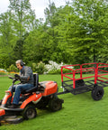 Heavy Duty 1500 Lbs Dump Trailer With 22 Cu Ft Bed And All Terrain Pneumatic Tires Tow Behind Utility Cart for farm use