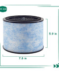 AP200 Filter Replacement For Instant AP200 Air Purifier With H13 True HEPA Activated Carbon Antimicrobial Coating 5.9x7.8 in