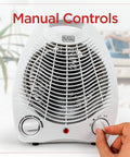 Cozy Personal Desk Heater For Office And Home Compact Space Heater With Three Modes Fan Low High Heat And Adjustable Thermostat