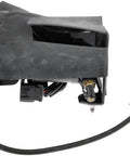 Upgraded Suspension Air Compressor With Thermal Defense And Moisture Guard For Cadillac Chevrolet Gmc Models, side view with attached wiring.