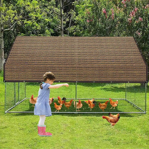 80 Percent Mesh Shade Cloth With Grommets For Backyard Garden Greenhouse And Patio on chicken coop, UV blocking