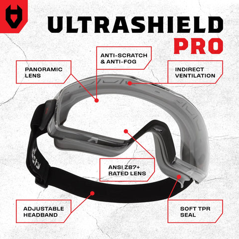 Adjustable Lightweight Full Face Shield For 6X3 OTG Vented Safety Goggles Compatible ANSI Z87 1 Certified PPE Built To Stand Up To Dust Debris And Particles