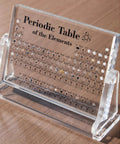 Cool Clear Acrylic Periodic Table With Real Elements Inside Size 6.7 By 4.7 Inches Ultimate Educational STEM Gift For Kids Students And Science Teachers The Perfect Valentines Day Gift For Science Lovers Classroom Decor on desk