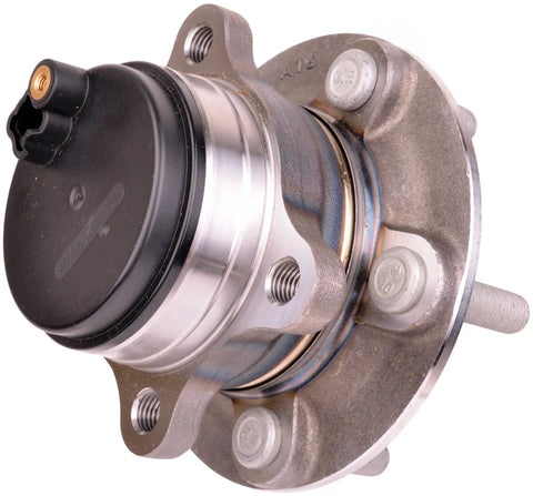 Rear Wheel Hub Bearing Assembly Compatible With Ford 2013-2020 And Lincoln 2013-2016, showing detailed side view with mount and sensor