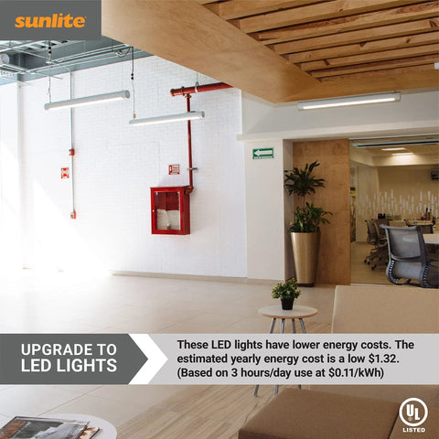 LED T5 Plug And Play Light Tube 2 Foot 11W 1400 Lumens Type A G5 Bi Pin Mini Base Dual End Connection Frosted in office