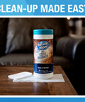 Wood Surface Cleaning Wipes For Cabinets, Furniture, And Floors Quick Dirt Grime Removal Shine And Protect Finish Safe