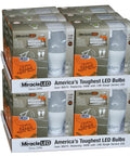Rough Service 100W LED Light Bulb for Garage, Shop, and Ceiling Fans, Instant Brightness, Shock and Vibration Resistant, 24 Pack