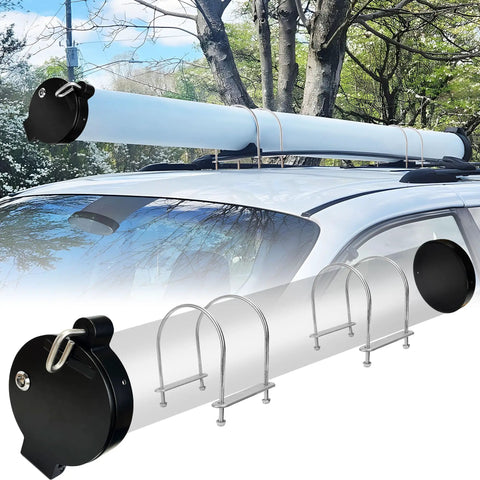 6 Inch PVC Conduit Carrier Kit With Locking Mechanism on vehicle roof