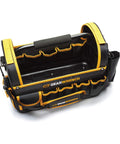 16 Inch Handled Tool Tote Bag With Reinforced Bottom And Water Resistant Construction featuring 42 Inch Removable Adjustable Strap