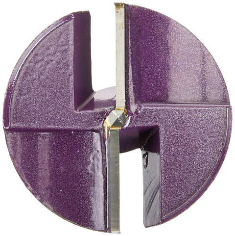 Pro Gear 15 Piece Carbide Tipped Forstner Bit Filler Set Features Beefy 3 8 Inch Hex Shanks and purple carbide cutting tool close-up.