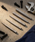 Get Your Gear Ready With This Sick 5 Piece Screw Extractor Kit Made From Tough Carbon Steel To Nail Straight Flute Broken Bolt Removal For Automotive Repair Heavy Duty Stripped Screw Jobs And Multi DIY Workshop Chores, 5 size extractors
