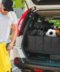 Trunk Organizer For Car SUV And Truck Collapsible Road Trip Ready Storage Box 50L Capacity Waterproof 600D Oxford Polyester Anti Slip
