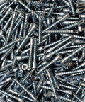 250 Piece Pozi Drive Flat Head M7 By 50mm Confirmat Coarse Thread Wood Screws Set for Heavy Duty DIY Projects