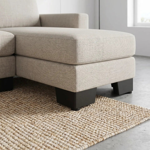 Sturdy L Shaped Plastic Furniture Legs With M5 Screws 4 Pack Easy Install Sofa Feet Risers For Cabinets And Dressers Floor Friendly