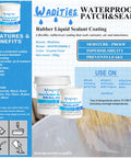 Clear Waterproof Sealant For Indoor And Outdoor Use Transparent Leak Repair Coating That Fixes Cracks On Walls And Roofs All Weather Durable 500g 18oz Easy DIY Leak Repair For Bathrooms And Outdoors