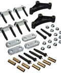 Beefed-Up Heavy Duty Trailer Suspension Kit For One And Three Quarter Inch Double Eye Springs And Tandem Axles components