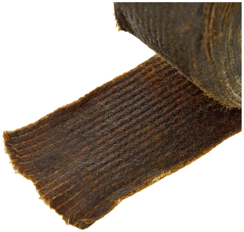 Heavy Duty Pipe Protection Tape 50mm By 10m Roll, Cold Applied And Non Hardening, Water And Gas Barrier, roll showing brown tape texture
