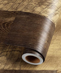 Wood Look Peel And Stick Vinyl Plank Roll For Floors Walls Bathrooms And Countertops Waterproof Removable Renter Friendly Easy DIY Install 15.8x197 Inch 21.65 Sq Ft Brown Shiplap Finish