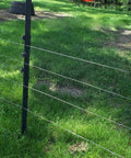164 Ft One Quarter Inch Stainless Steel Wire Rope Cable 7x19 Aircraft Cable For Railing And Heavy Duty Zip Line 6400 Lb Breaking Strength Flexible Durable Rust Resistant used as fence on green lawn