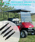 Golf Cart Shocks Front And Rear For EZGO TXT 1994 Up Gas And Electric Models Replacement Absorbers Premium Heavy Duty Ride Quality